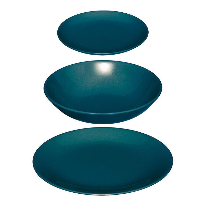 Tableware 18 Pieces Colour Blue