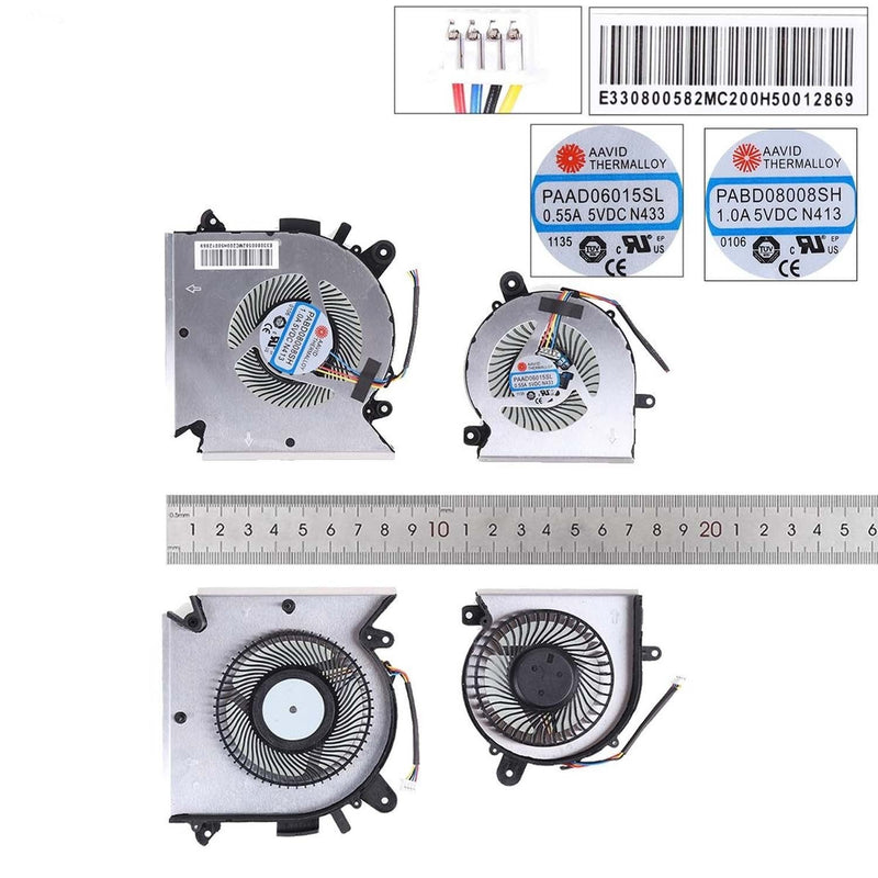 Fan Laptop Msi GF63 GF65 Ms 16R1 R3 R5 WF65 L + R Oem