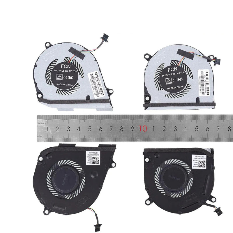Fans CPU + GPU Laptop HP Envy X360 15-DS Dr TPN-W142 W143