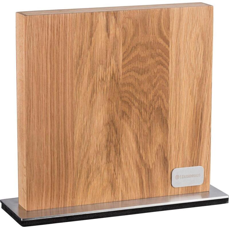 Zassenhaus Bloque Magnetic Knives Wood Roble